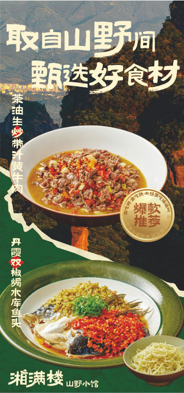 湘满楼竖版海报
